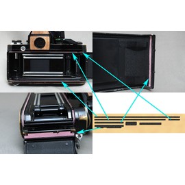 Pre-cut Malt Repositioning Kit for Nikon F2