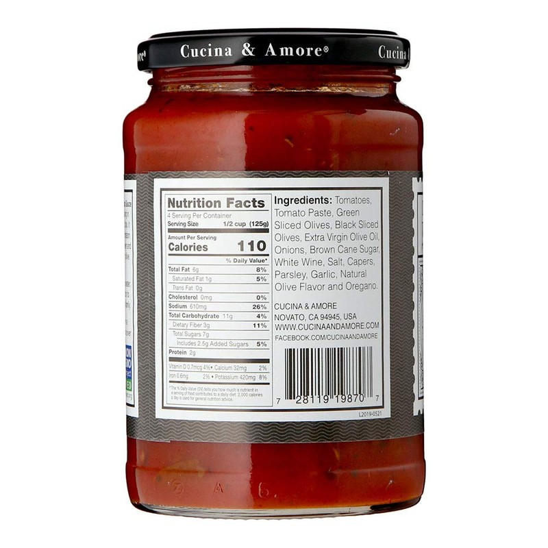 CUCINA & AMORE PASTA SCE PUTTANESCA, 16.8