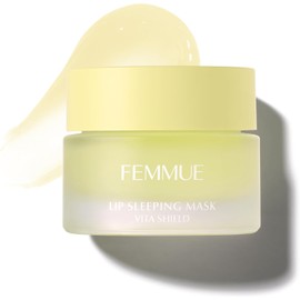 FEMMUE Mascarilla Labial De Noche (Vita Shield) Tratamiento Hidratante Nocturno Para Labios Secos Y Agrietados Con Ácidos Grasos Para Dar Volumen Y Suavizar Fórmula No Pegajosa