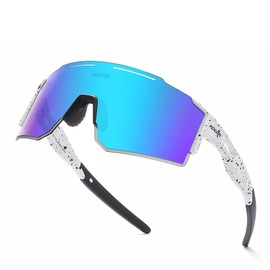 ALSUZYIOT - anteojos de sol polarizadas para mujeres y hombres, UV400 para ciclismo, béisbol, correr, pesca, al aire última intervensión, resistente al viento