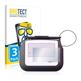 BROTECT Protective Glass for Signotec Signature Sigma Lite (Pack of 3) Protective Film Tempered Glass [Extremely Scratch-Resistant 9H, Anti-Fingerprint