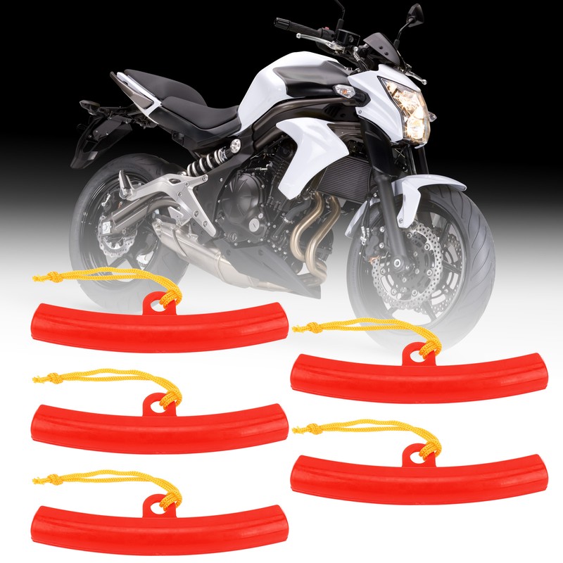 5 Pcs Tire Changer Guard Red Rubber Tire Rim Protector