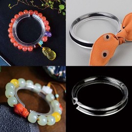 Bracelet hair tie display stand transparent store counter display case / 팔찌 머리끈 디피용 전시대 투명 매장 매대 디스플레이 진열 케이스