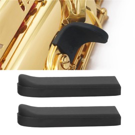 Haosie 2PCS Saxophone Thumb Rest, Comfortable Saxophone Thumb Finger Rest Pad, Rubber Sax Gel Cushion Pad, for Tenor Saxophone, Baritone Saxophone
