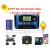 DIGISHUO 30A MPPT Solar Charge Controller with LCD Display Dual
