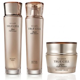 ISA KNOX Triple Trucell Basic Set 3 Pieces Laha Skin Lotion Cream Women's Cosmetics / 이자녹스 트리플 트루셀 기초세트 3종 라하 스킨 로션 크림 여성 화장품