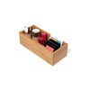 Lipper International Bamboo Utensil Holder Storage Box for Cooking Tools,