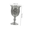 Mobestech Goblet Creative Metal Chalice for Weddings Home Decor Medieval