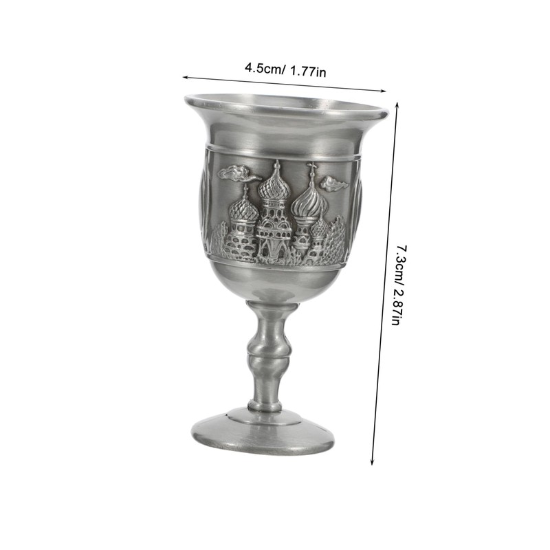Mobestech Goblet Creative Metal Chalice for Weddings Home Decor Medieval