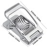 Egg Slicer,Heavy Duty Aluminium Egg Cutter for Boiled Eggs Egg
