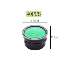 40 Pieces Plastic Faucet Aerators Water Tap Aerators Faucet Insert Aerator Flow Restrictor Replacement Parts