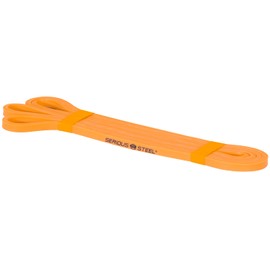 37" Orange Serious Steel Fitness Resistance Training Bands (Portable Exercise Band System Training Bands - for Constant Tension, No Slack) - #0 Orange