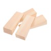 Kichvoe 4pcs Wooden Wedges for Door and Window Installation Triangular