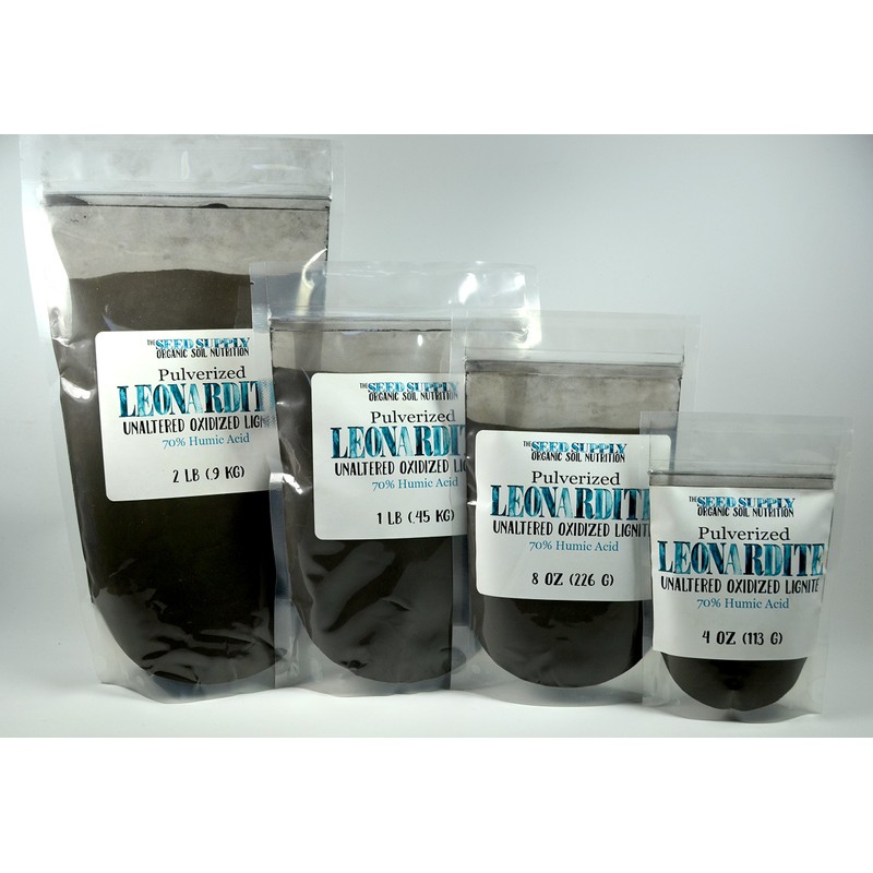 2 Lb Pulverized Leonardite - Natural Unaltered Oxidized Lignite -