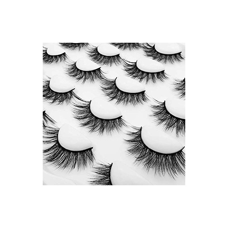 10 Pairs Y0 Series False Eyelashes, Dense, Recitals, Stage, Everyday
