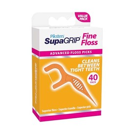Piksters SupaGRIP Fine Floss Picks (Pack of 40)