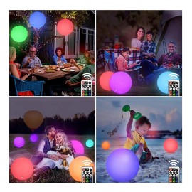 13 Color Inflatable Led Beach Ball Led Light Up Ip67 Waterpr