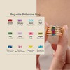 RLMOON Gold Birthstone Rings for Women Non Tarnish 14K Gold