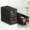 Homsorout Hat Organizer for Baseball Caps - 3 Pack Pull-Out