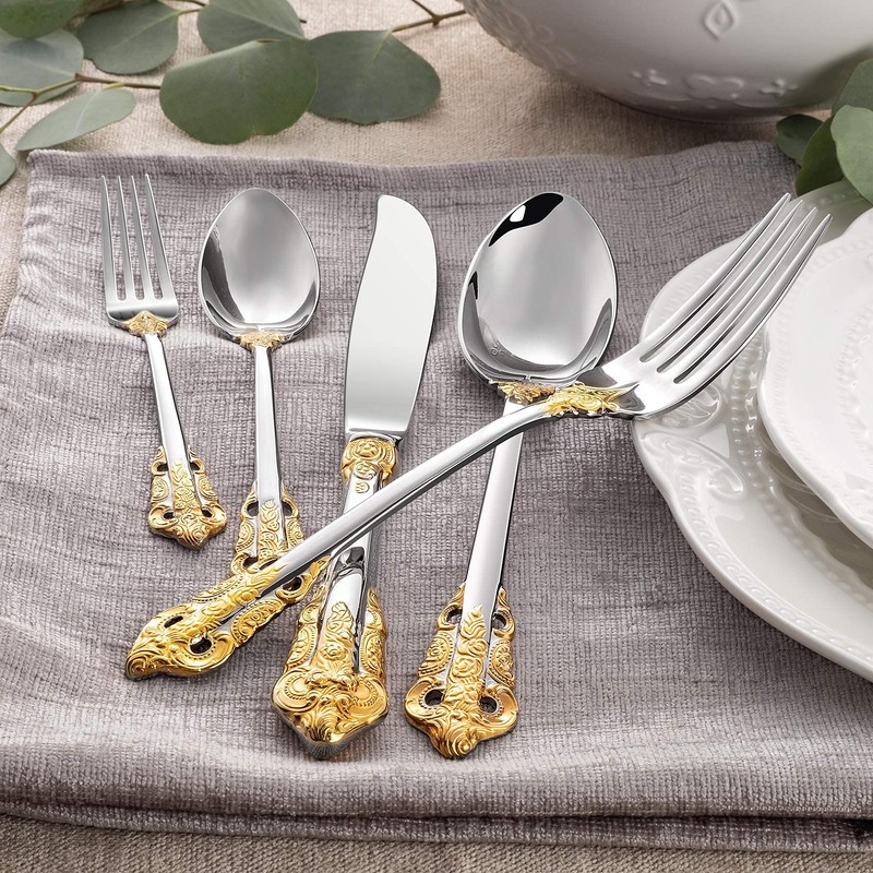 KEAWELL Luxury Dinner Spoon, Set of 4, 18/10 Stainless Steel