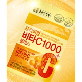 Chong Kun Dang Vitamin Plus Premium, 1100 mg, 100 tablets / 종근당 비타민 플러스 프리미엄, 1100mg, 100정