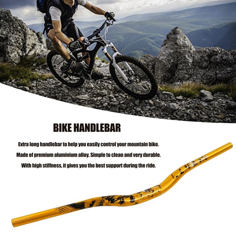 Bike Handlebar Handle Riser Bar Extra Long Aluminium Alloy 31.8x720mm