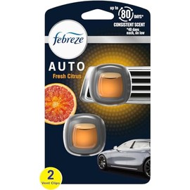 Generic Febreze Car Air Freshener Vent Clips - 2 Clips - 0.07 Fl Oz (Fresh Citrus)