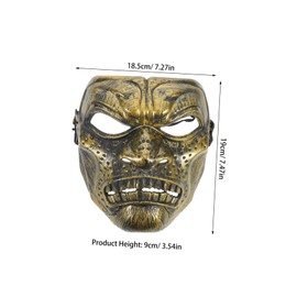 Baluue Warriors Cosplay Mask Vintage Roman Soldiers Mask for Stage Performance Masquerade with Detailed Craftsmanship Comfortable Design for Costume Events