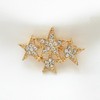 PACKOVE Pin Star Brooches Rhinestone Brooches Mother's Day Brooch Enamel
