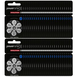 Power One Evolution Size 675 Hearing Aid Batteries - 1.45V Zinc Air with Improved Battery Life (300 Batteries)