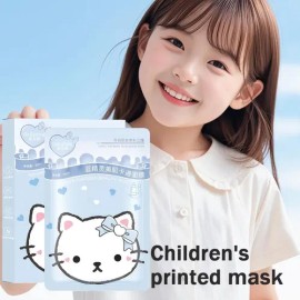 5pcs Sensitive Skin Facial Mask Skincare Cute Mask Sheet                                                                                              