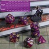 CiaraQ DND Polyhedral Dice Set with a Black Dice Bag