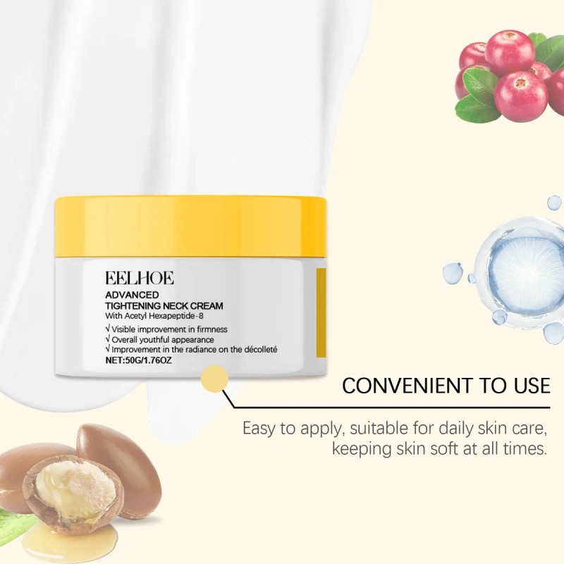 Crema Hidratante For El Cuello Con Seis Péptidos