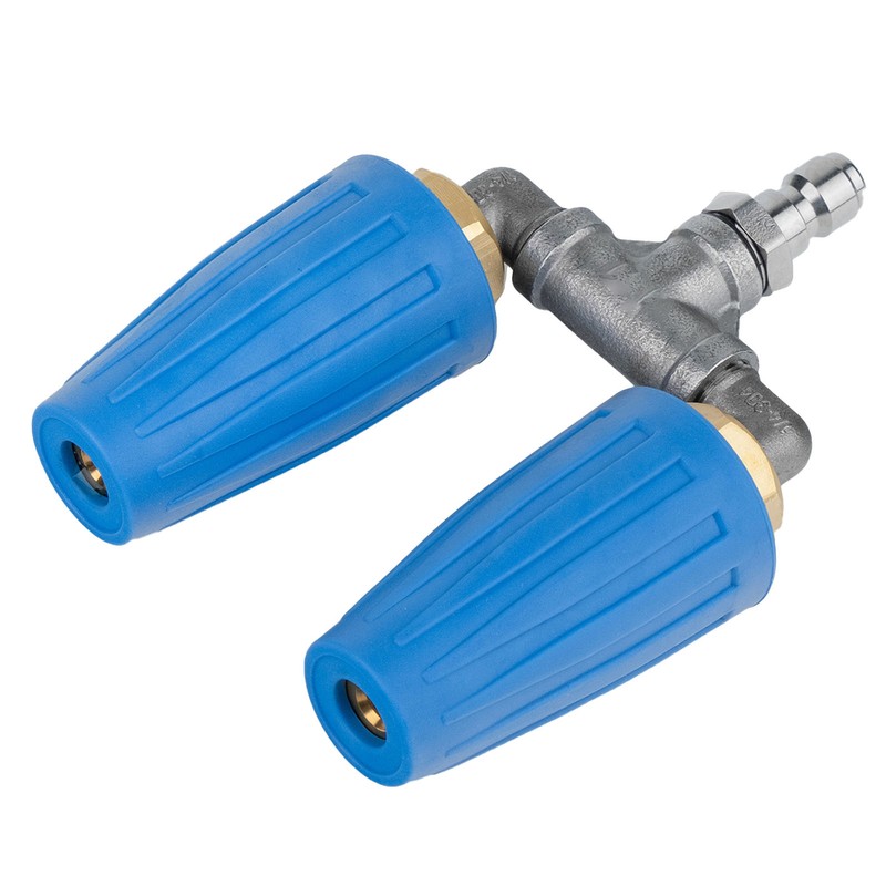 Pressure Washer Dual Turbo Nozzle 2mm Hole 4‑6GPM 4000PSI Pressure