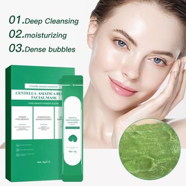 L Centella foam facial mask can remove black and control oil, deeply clean facial dirt