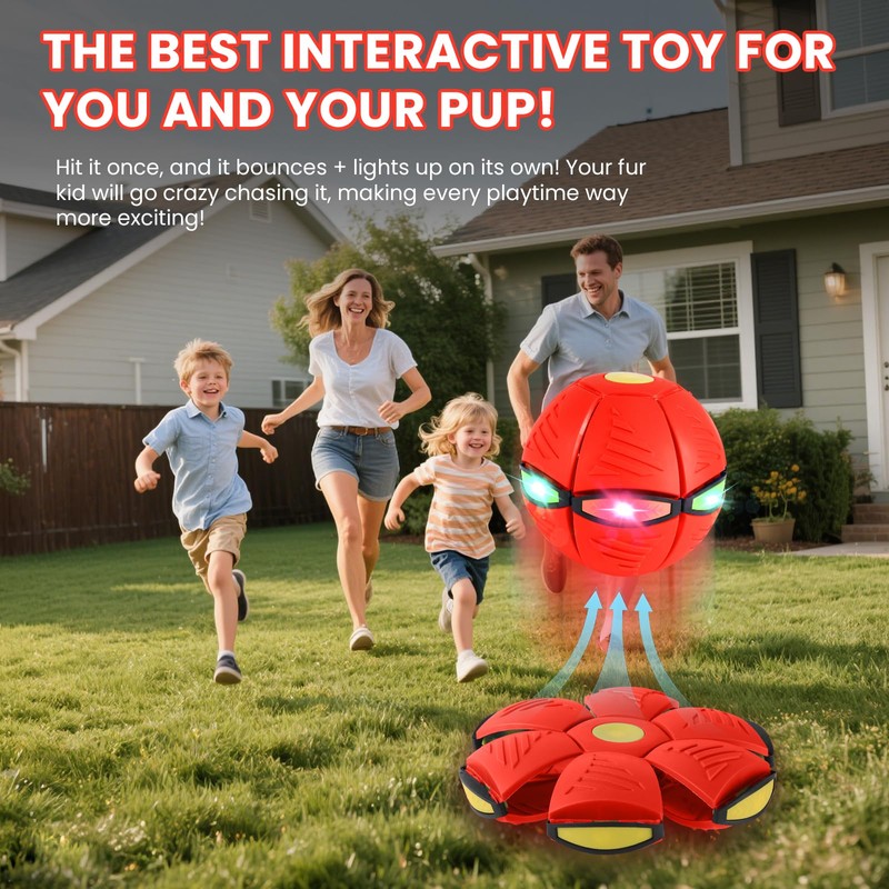 Magic Bouncing Ball 6-Light Dual Form Meta Ball Metaball Transforming