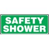 Accuform MFSD570XT Dura-Plastic Sign, Legend "Safety Shower", 7" Length x