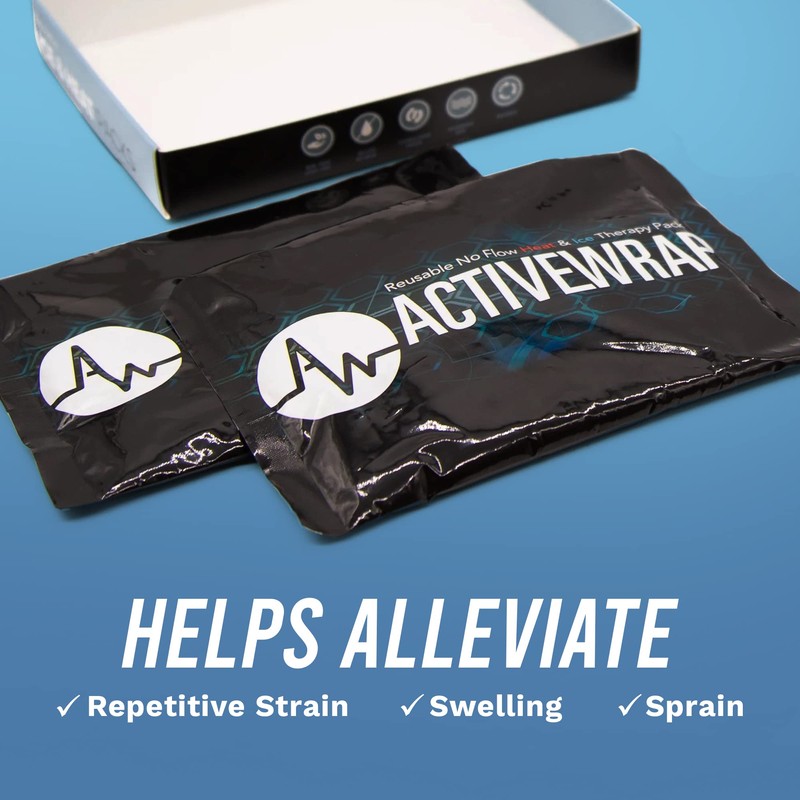 Activewrap Reusable Ice Packs for Injuries - Hot and Cold