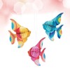 TOYANDONA 12pcs Tissue Fish Tropical Paper Fish Hanging Paper Fish
