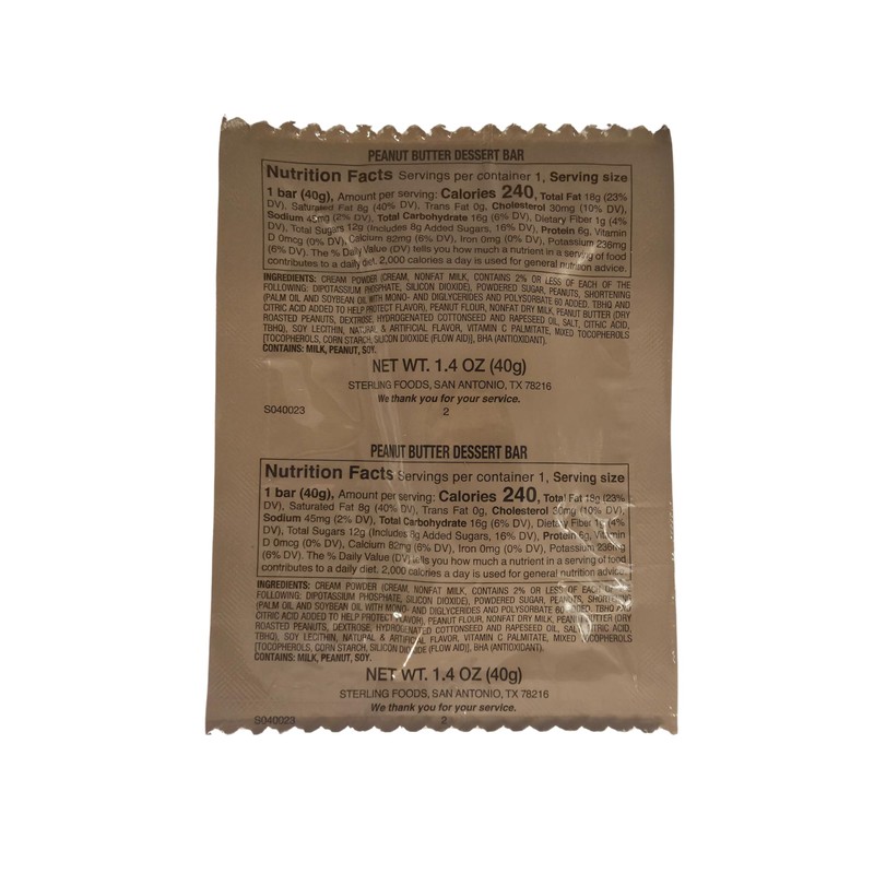 12 Pack MRE Desserts (12 Pack MRE Dessert Sampler)