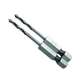 Milescraft 2301 3/32-Inch Brad Point Stubby Bits for Wood Drilling