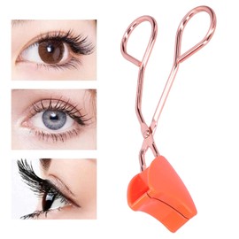 Magnetic Lashes Clip, Eyelash Applicator Tool Stainless Steel, Eyelashes Applicator Lashes Tool for Beginners Easy to Apply False Eyelashes Daily Use Buddy Tool, Magnetic Lash Applicator Tool(Orange)