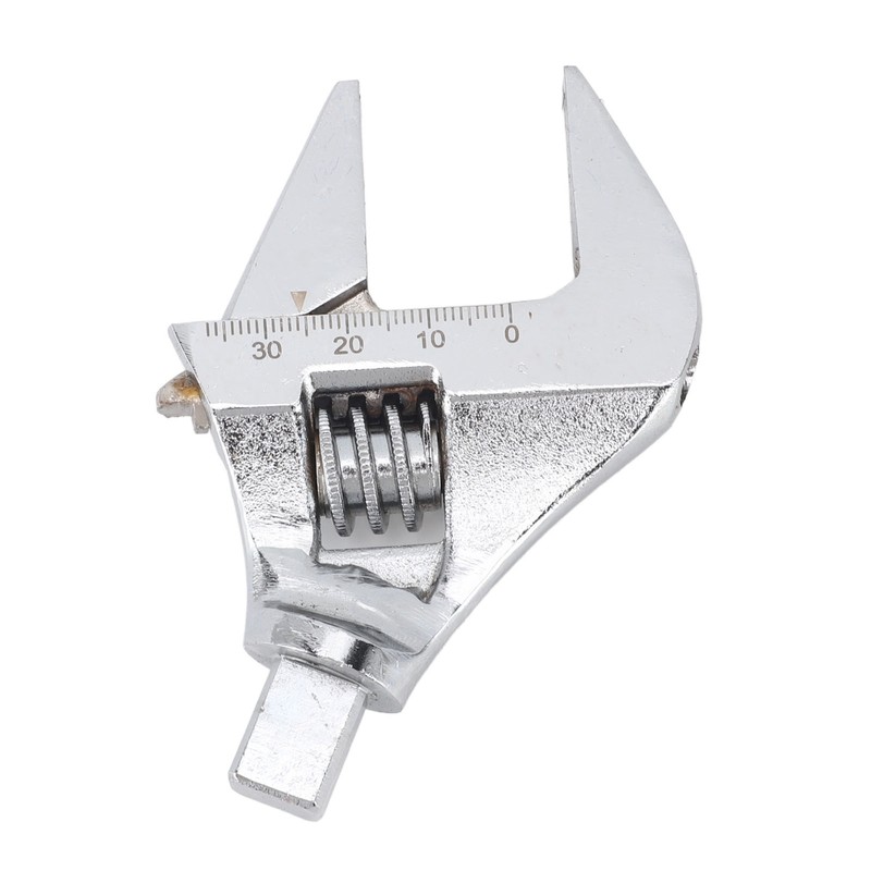 Adjustable Wrench Head Industrial Grade Torsion Ultra Large Opening CRV