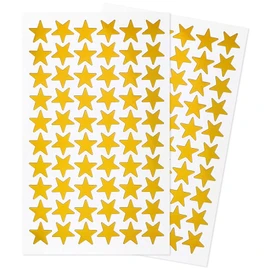 600 Pcs Foil Gold Star Stickers, 0.6 Inch Reward Stickers 10 Sheets, Small Holographic Star Stickers for Rewards, Office, School, Teacher Supplies (600)
