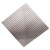 Plexiglass Perpex 1/8' Acrylic Striped Wave Board, 12in PMMA/Acrylic Streak