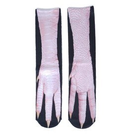 xywlwoer Animal Paw Socks Crazy Chicken Leg Socks Novelty 3D Animal Socks Funny Gag Christmas Gifts for White Elephant Gift Exchange