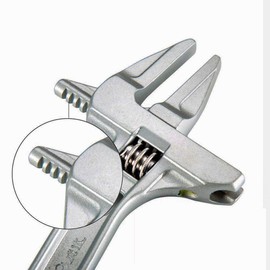 F Season 6-68mm Adjustable Ultra-Thin Shifting Spanner, Multifunctional Wrench for Plumbing, Gas Industry Work, Ergonomic Grip