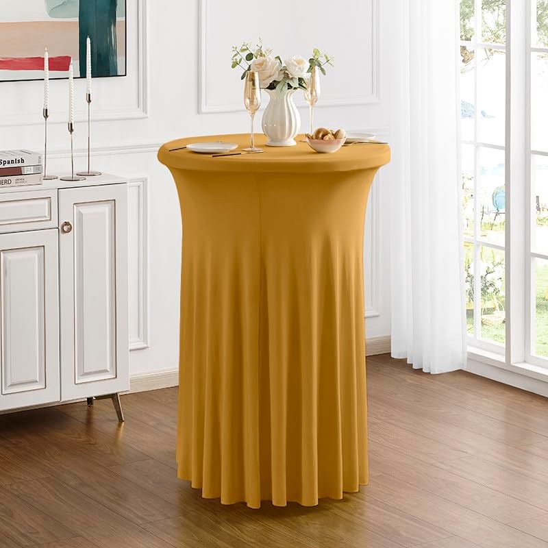iEventStar 30 inches 32" Highboy Cocktail Round Stretch Spandex Table