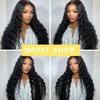 SupWig Deep Wave Human Hair Wig, 13x4 HD Lace Front