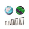 Basketweave Piping Tip for Stripes, Ribbons, Rows, Woven Designs on